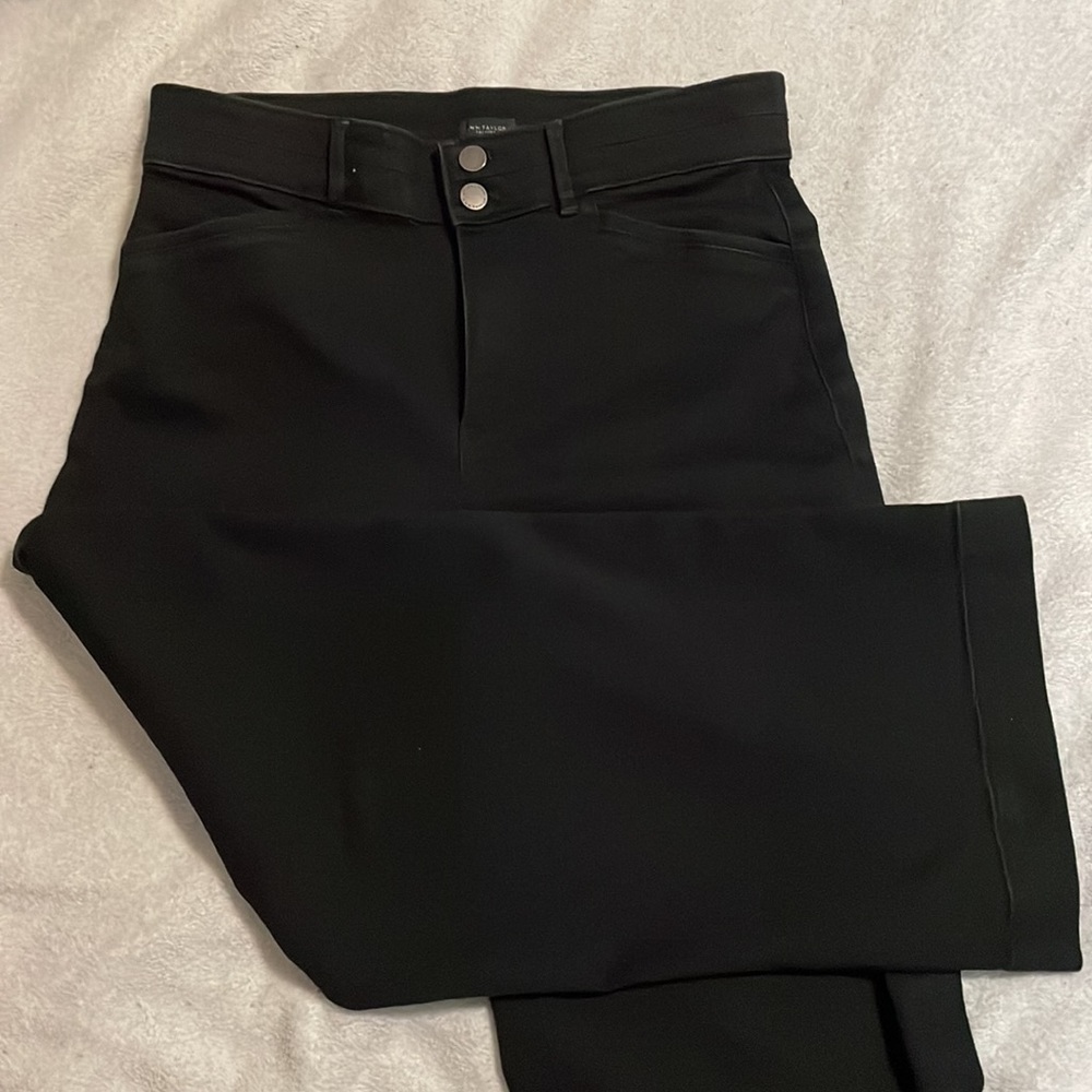 Black wash, Wide leg, Ankle Sz 6 Jeans